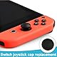 5 Paar Silikon-Joystick-Kappen Kompatibel mit Nintendo Switch, Controller-Schutz, verbesserte Daumengriffkappen, einfache Installation, verbessertes Spielerlebnis für Gamer