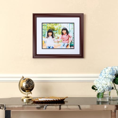 ArtToFrames 14x16 Inch Red Picture Frame, This 1.25 Inch Custom Poster Frame is Cherry - Comes with Regular Glass and Corrugated Backing (2WOM0066-59504-YCHY-14x16) - 1