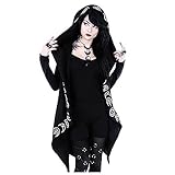 MäDchen KostüMe Damen Lederjacke Fleece Weste Damen Harlekin KostüM Superman KostüM Rosaner Blazer Fleece Weste Damen Ultraleichte Fleecejacke Damen 3In1 Jacke Sweatjacke(2 Schwarz,XXL)