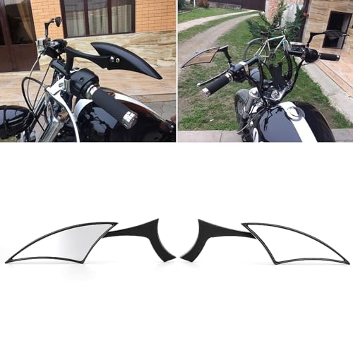 MasYosh Motorrad Rückspiegel Schwarz