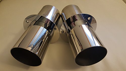 316L Stainless Steel Marine Through Hull 4 Inch Exhaust TipsF