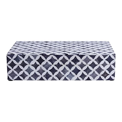 Handicrafts Home Decorative Storage Box with Lid, Moroccan Remote Control Holder Box, Wide Coffee Table Storage Organizer - Image 2