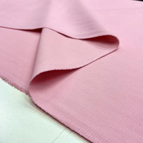 TEXTILORD® Pink Jean Material Softened Pre-Washed Denim Fabric, 100% Cotton,Jean Fabric by The Yard (58-inch Wide)2