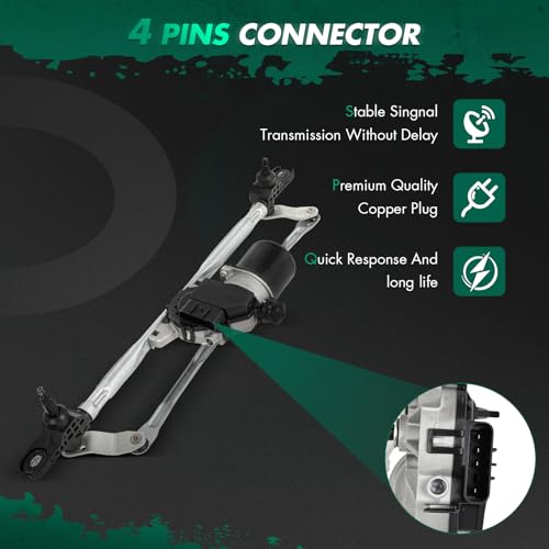 Image of SCITOO Windshield Wiper Motor Compatible For FIAT For Panda 2003-2012