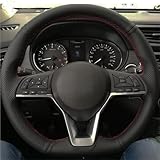 Para Nissan Para X-Trail Para Qashqai Para March Para Serena Para Micra Para Kicks 2017-2019 Para Altima Para Teana 2019 Funda para volante de coche