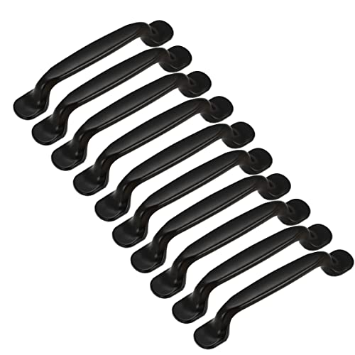 20x Qrity Cuisine Armoire Porte Poignées Placard Tiroir Chambre Meubles Tirer Entraxe 128MM, Aluminium, avec des vis