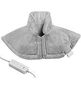 Heating Pad for Neck and Shoulder,Electric Heated Neck Wrap for Upper Back Pain and Cramps Relief...