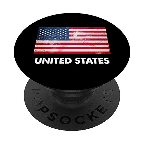 Drapeau américain des États-Unis PopSockets Support et Grip pour Smartphones et Tablettes Cover