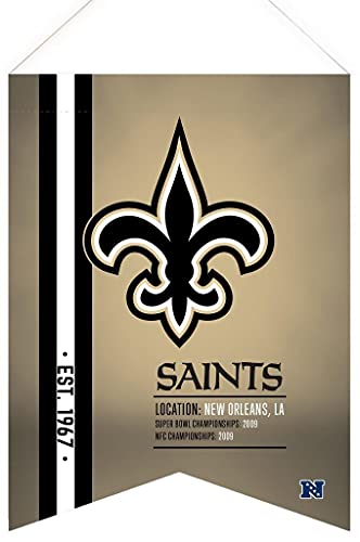 Drapeau en feutre de qualité supérieure Saints Est. 1967 premium
