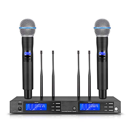 70% Off Discount True Diversity!!! D Debra Audio UR-200 Professional 2 Channel UHF Wireless Microphones System with Cordless Handhled Microphone for Vocal Singer Stage Karaoke