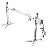 Asixx Universal Rotisserie Kit, Stainless Steel Rotisserie Kit for Grills or Black Spit Rod Meat Forks with Electric Motor for Picnic, Camping, Barbecues and Even Camp Fires, US Plug