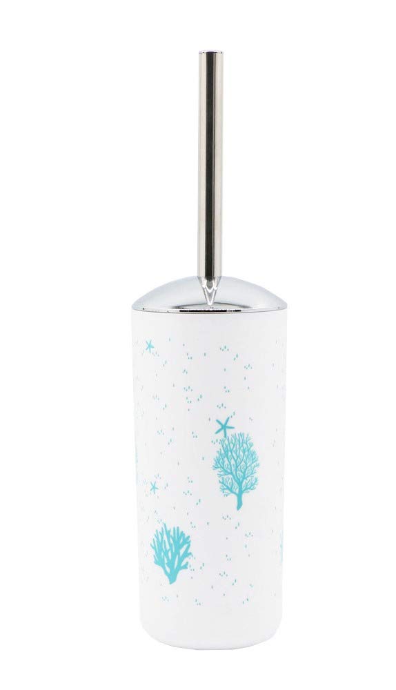 Set Accessori Bagno 6 Pezzi BM - Portaspazzolino, Dispenser, Portasapone, Blu Avio, Plastica - Foto 12