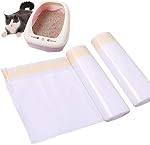 Cat Litter Box Liners, Jumbo Drawstring Cat Litter Pan Bags Lourds, Durable Kitty Litter Sacs pour chats,Aliments pour animaux(14 Boîte)
