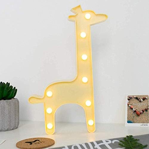 Giraffe Marquee Night Light for Kids Room Lamp Giraffe Neon Sign for Children Bedroom Christmas (Giraffe Light)
