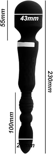 Miniatura 3 de Vibrador de clítoris Juguete adulto para estimulación sensual 10 modos de vibración para juegos de pareja femenina Juguetes sexuales (negro)