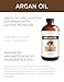 velona Argan Oil - 16 Fl Oz in Glass Bottle | 100% Pure and Natural | Morocco Oil | Skin, Body and Face Care | Nails Protector | Unrefined, Cold Pressed | Cap Kit
