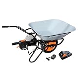 YARDFORCE ヤードフォース 24V 電動アシストキャリー LX-CH602-JP バケット付 電動運搬車 バッテリー付 一輪車 ネコ車 収穫台車 補助輪