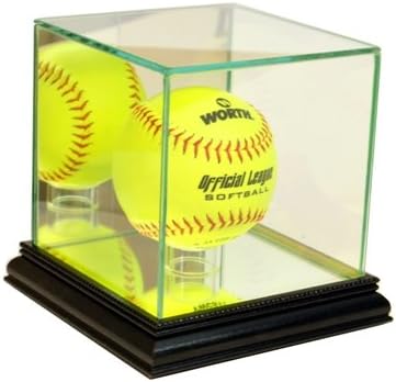 Perfect Cases SFBL-B Softball Display Case, Black