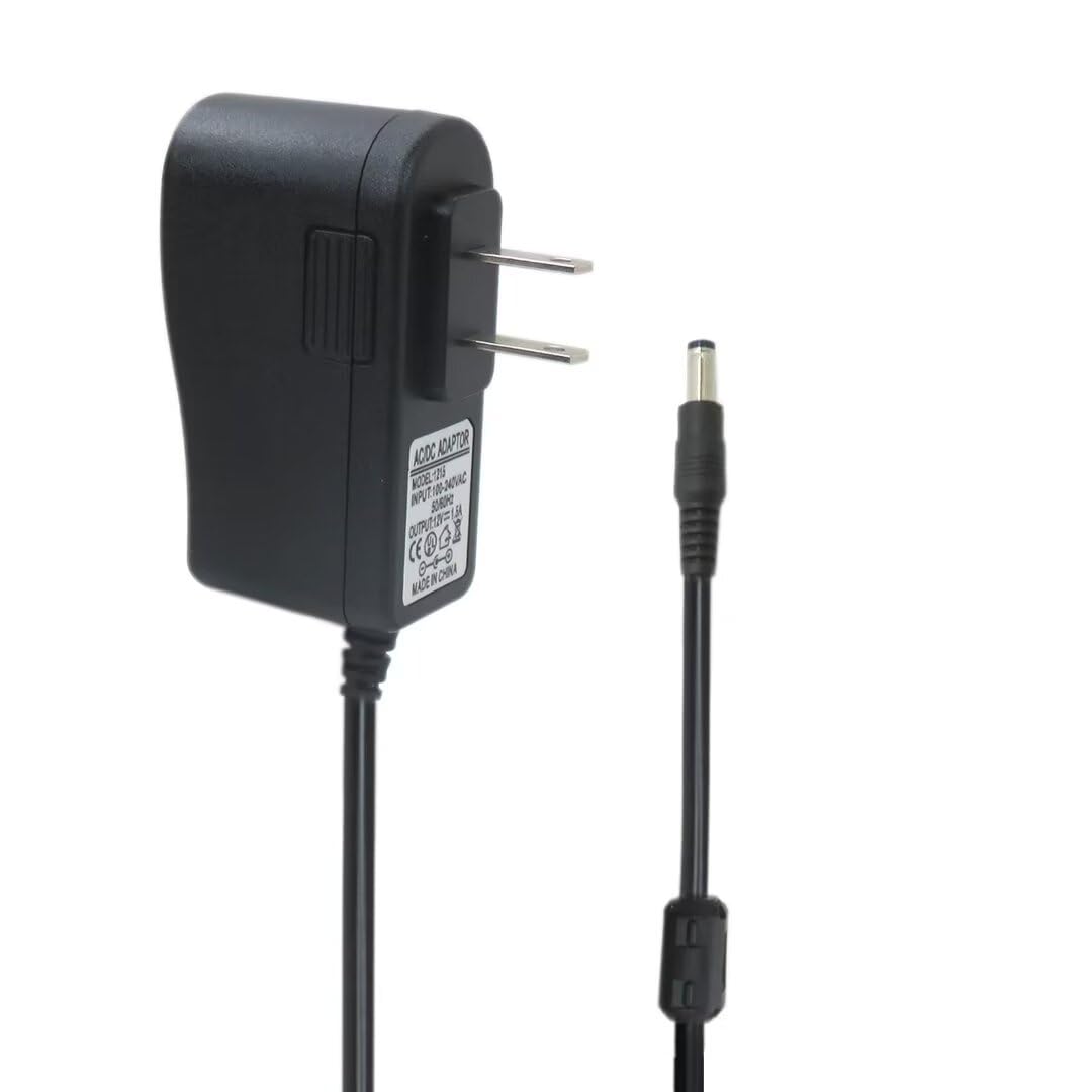 1x Universal 8.4 Ft 12V Power Adapter Power Supply for Yamaha PA5D PA-6 PA6 PA150 PA5C PA-5C Adapter for Yamaha PSR-170 PSR-175 PSR-220, Black by