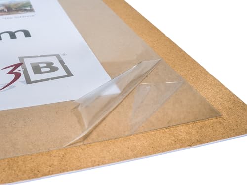3-B Bilderrahmen HIT - Weiß Rustikal (optisch gealtertes Weiß mit sichtbarer Holzmaserung) - 15x21 cm (A5) - Holzrahmen, Fotorahmen, Dokumentenrahmen mit Acrylglas