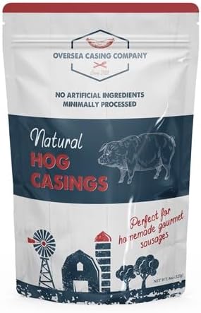 Natural Hog Casings for Sausage 32-38mm - Edible Casing for Sausage Making