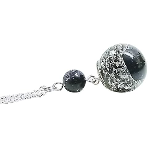 Colgante orgonita esfera con goldstone azul Cover