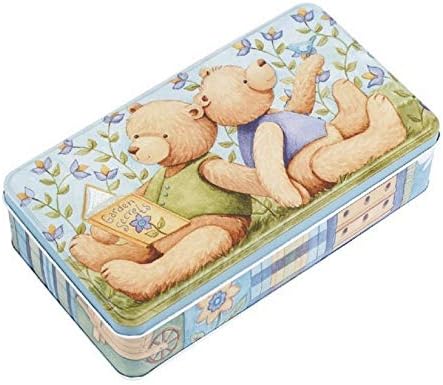 198X108X55mm large candy jewelry biscuit storage metal box container case gift tin box - (Color: 04)