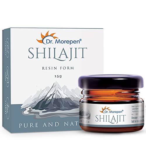 DR. MOREPEN Natural & Pure Shilajit Resin, 100% Pure Himalayan Extract for Energy, Focus and Vitality | Natural & Mineral Rich Endurance Enhancer | Authentic Ayurvedic Formulation – 15g (Black) DR. MOREPEN Natural & Pure Shilajit Resin, 100% Pure Himalayan Extract for Energy, Focus and Vitality | Natural & Mineral Rich Endurance Enhancer | Authentic Ayurvedic Formulation – 15g (Black)