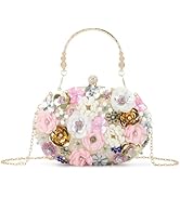Clutch dames - bruin suède leren avondtas meerkleurig geborduurd Clutch dames - bruin suède leren avondtas meerkleurig geborduurd