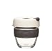 KeepCup BMIL08 Brew Glass Reusable Coffee Cup, 8 oz/Small, Milk