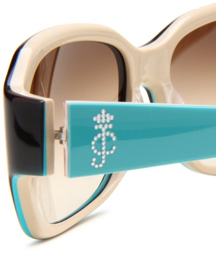 Juicy Couture Women's JU522/S Rectangular Sunglasses, Brown Aqua Fade Frame/Brown Gradient Lens, one Size New Jersey 