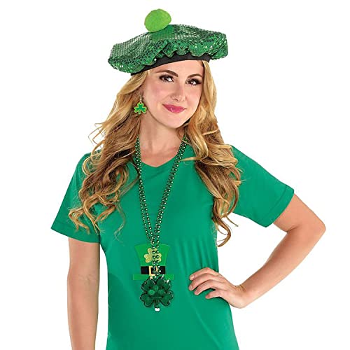 Bvga 9 Pairs St Patrick's Day Stud Earrings Set For Women Hypoallergenic Enamel Green Shamrock Stud Festive Clover Luck Hat Leprechaun Funny Irish Earrings Holiday Earrings Jewelry Gift For Girls #TOP5