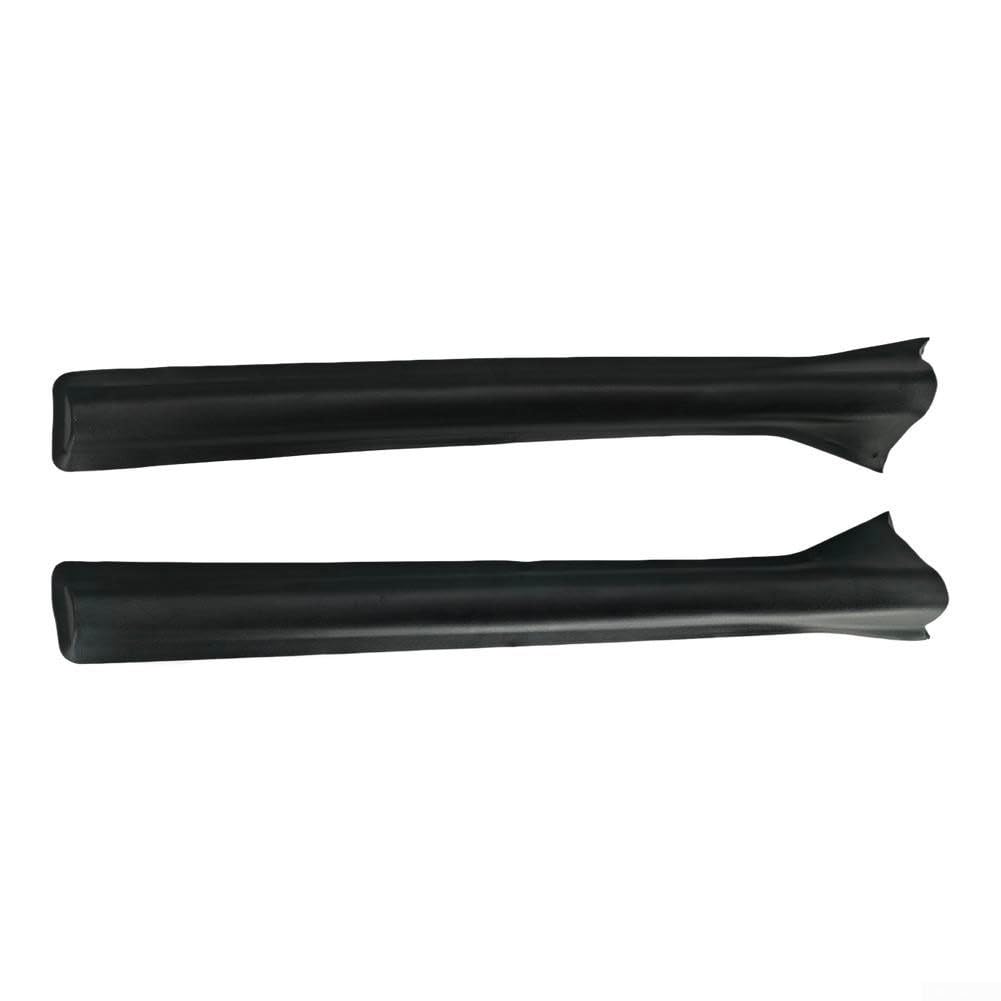 Set di coperture per montante B per auto, destro e sinistro, compatibile con Opel per Opel Astra H, striscia di tenuta per portiera in ABS nero, protezione esterna dell'auto