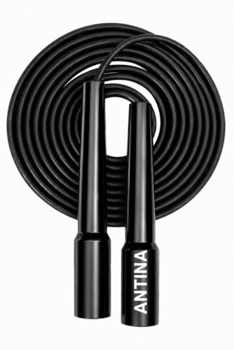 Image of Worldwide Adjustable Skipping Rope for Men & Women Speed Jump Rope for Exercise, Gym, Sports & Fitness (Black)