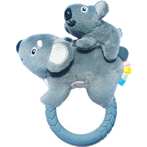 Soft Plush Baby Rattle for Babies 3-12 Months | Hand Rattles | Developmental Toys for Newborns
