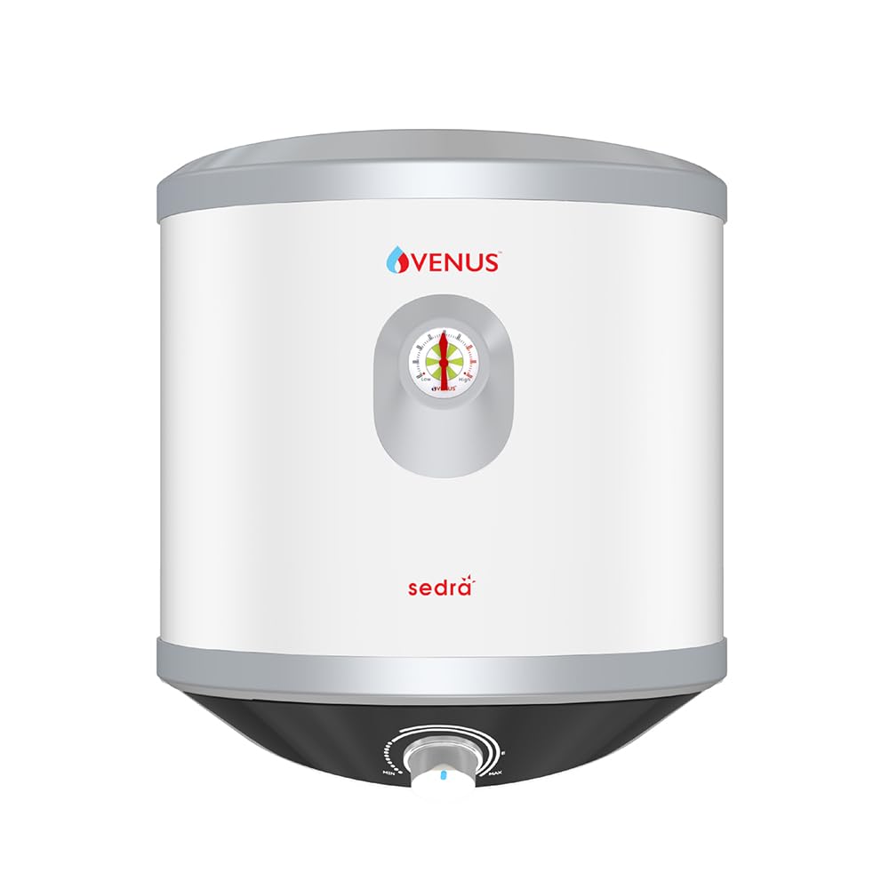 Venus Sedra 010SV 10-Litre Storage Water Heater | BEE rating:5 Star | Guarantee -7 Years on Inner Tank | Porcelain Enamel Glasslined Tank | (Silver Slate/White)-image-26