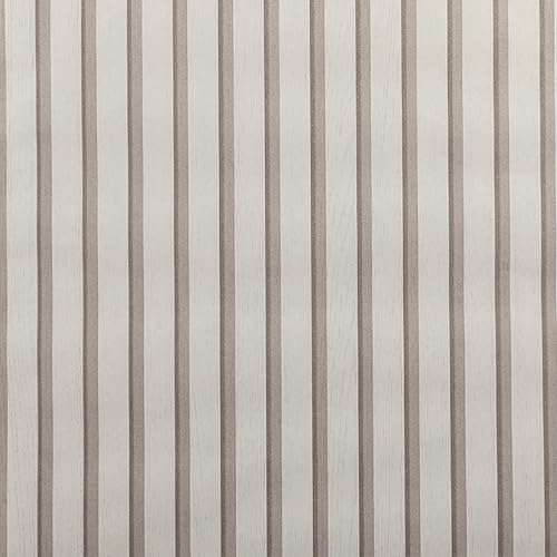 Beswitory Wood Slat Beige Wallpaper Natural Photographic Wood Slat Effect Panel Wallpaper Feature Wall for Hallway Bedroom Living Room