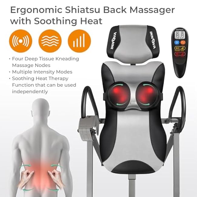 Innova ITM5000 Therapeutic Heat and Shiatsu Massage Inversion Table