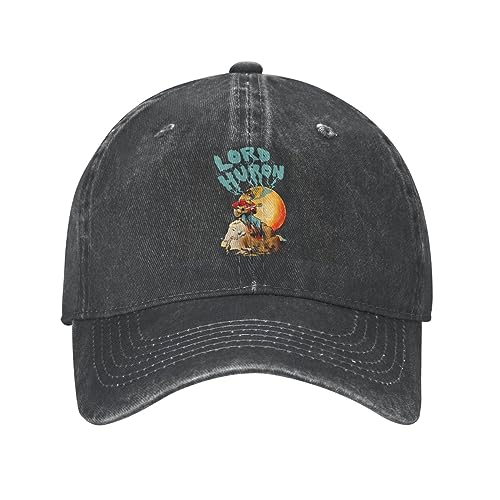 Lord Huron Hat Baseball Caps Adjustable Dad Hat Vintage Wash Cowboy Fashion Trucker Hats Black