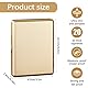 Kytpyi Zigarettenetui, Zigarettenbox, Schlicht Zigarettenetui Metall mit Feuerzeug Schlitz für 16~20 Zigarette, Leicht Elegant Tragbar Zigarettenschachtel für Mann Damen für Geschenk (Gold)