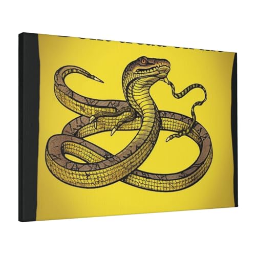 Impression HD Dont tread on me tableau sur toile premium de 40x61 cm