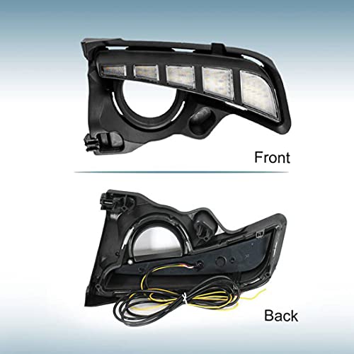 Luz Diurna LED para Toyota Highlander 2017-2019 con Kit de Niebla miniatura 2
