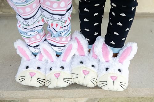 Image of Lazy One Animal Critter Slippers for Kids and Adults, Cute and Cozy Bunny Slippers