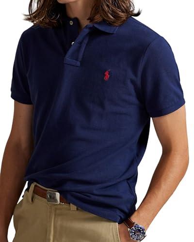 Image of POLO RALPH LAUREN Men's Custom Slim Fit Iconic Mesh Polo