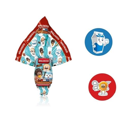 Uova di Cioccolato Il Barbiere Pasticciere al Latte da 150 gr Pasqua 2024 include Magnete a scelta in omaggio Balocco