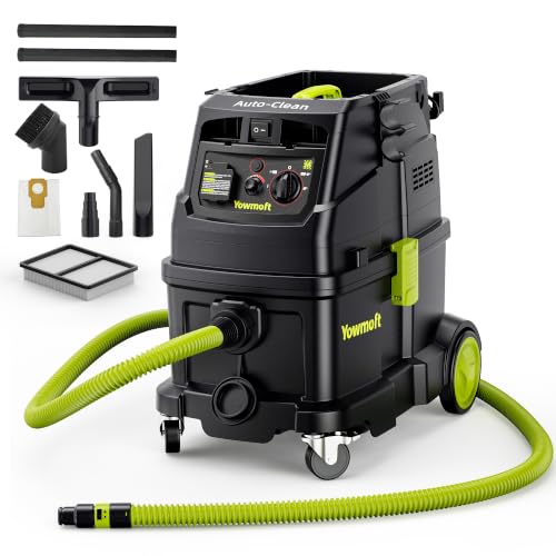 Image of CVMA40-S Dust Extractor with Auto Hepa Clean & Dust Indicator Light, 10-Gal, 150CFM, Dust Extractor for Woodworking with True HEPA & Power Tool Activation for Workshop, Construction Sites