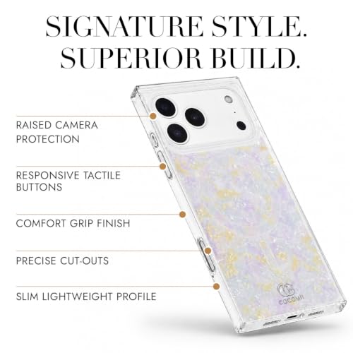 Image of COCOMII Rectangle for iPhone 18 Pro Max /17 Pro Max Case, Aurora Opal