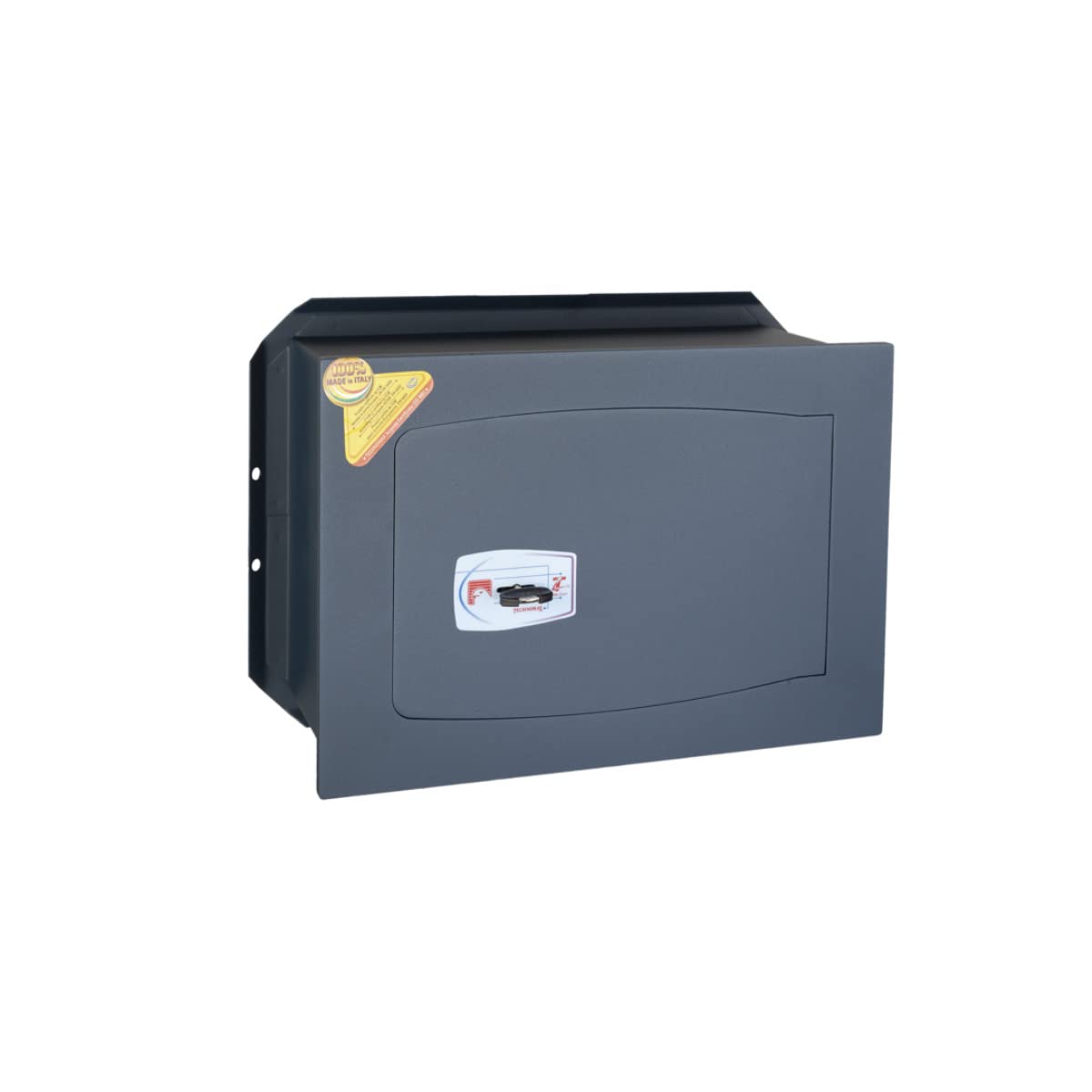 Technomax, Cassaforte a muro, Serie Gold Key modello GK/4, apertura con chiave a doppia mappa, Dimensioni mm. 270 (H) x 390 (L) x 200 (P)