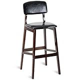 More Fun: High yet adequate bar chairs sits perfectly around almost standard-sized breakfast bar and handily fits underneath the kitchen counter. Please make sure your chairs are well within the measurements given before you order.