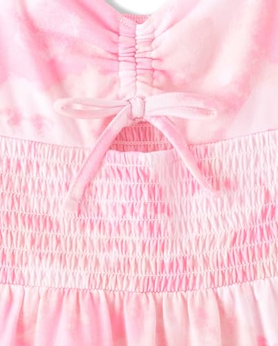 The Children's Place,Girls,Casual Sleeveless Tiered Dresses,Tiara Pink Maxi,X-Large2